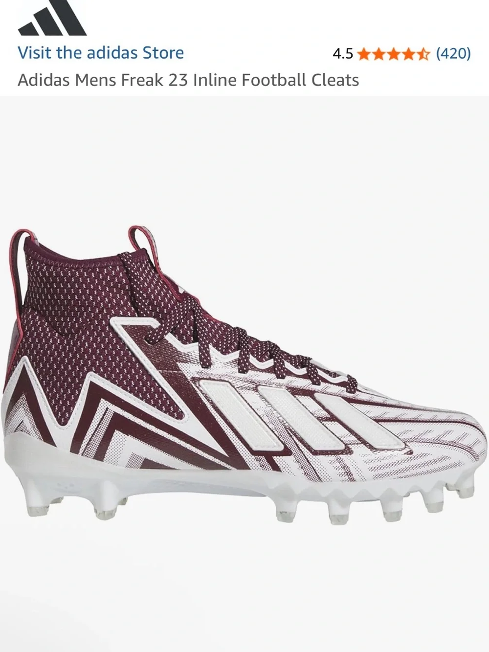 Adidas Men’s Freak 23 inline football Cleats